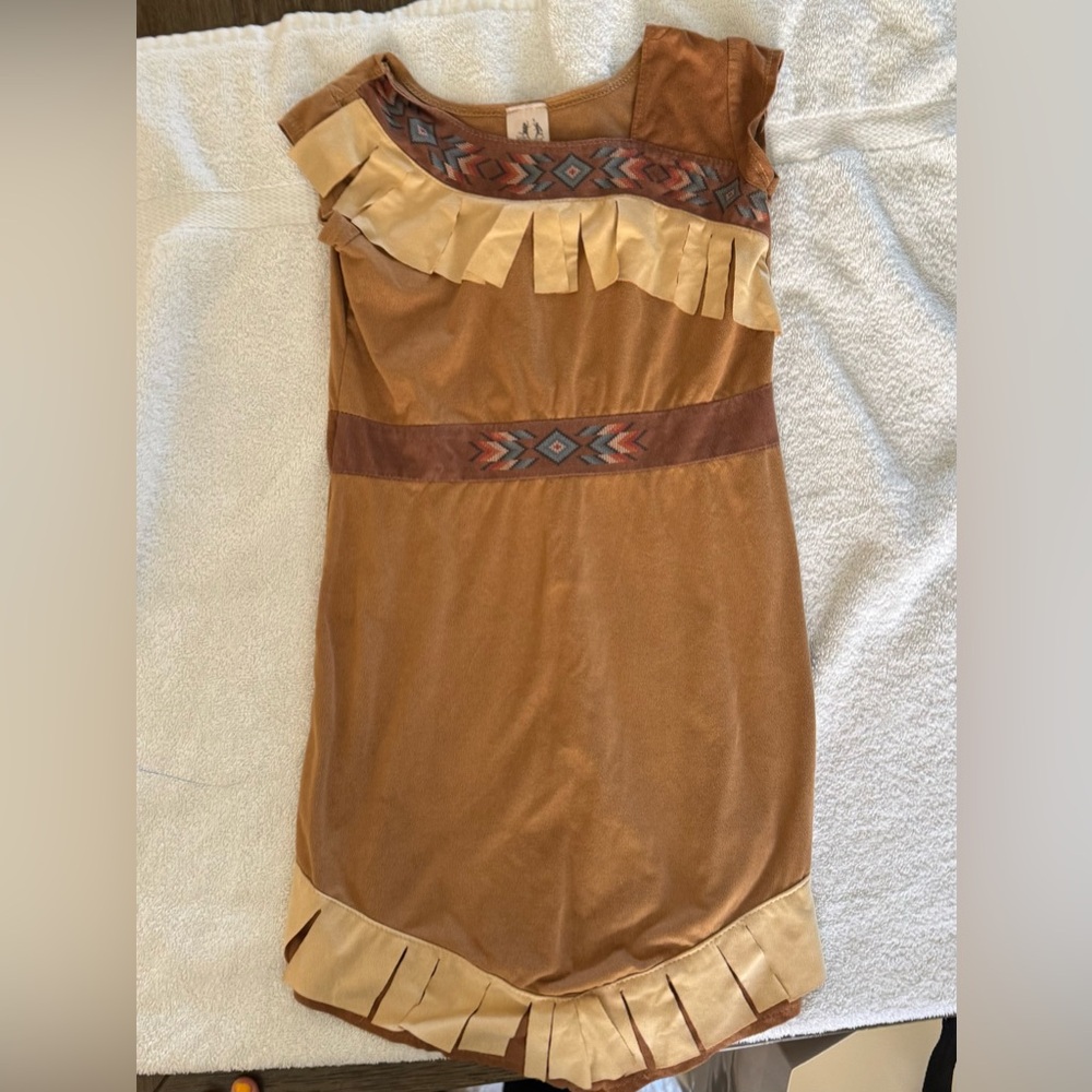 Little Adventures Tribal Princess Fringe Dress